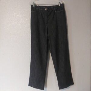 Tan Jay women's size 12P black chino pants